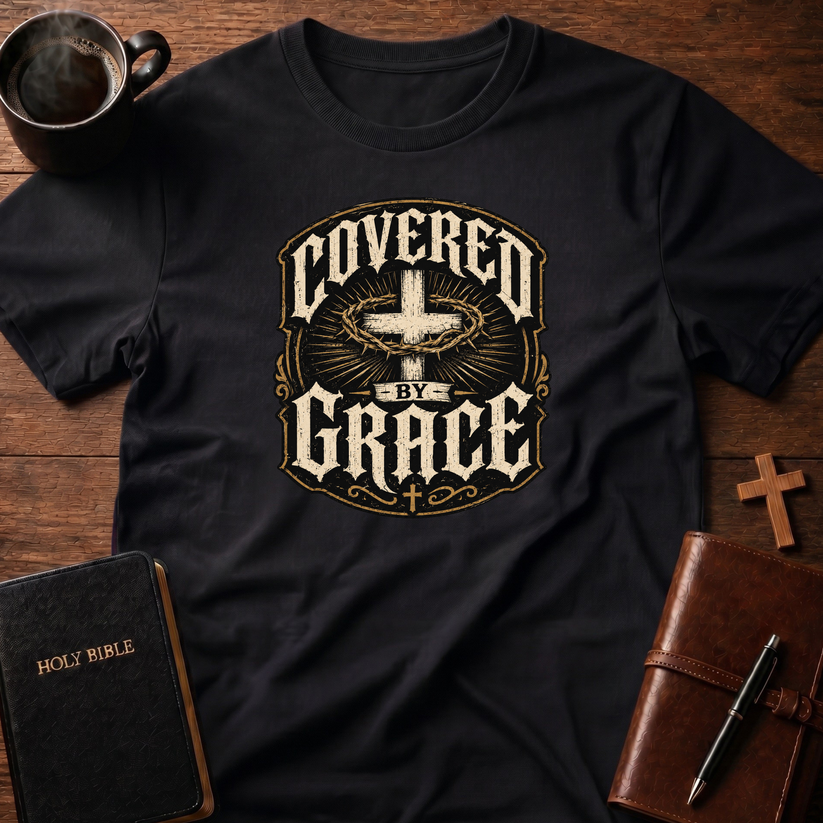 Covered By T-Shirt