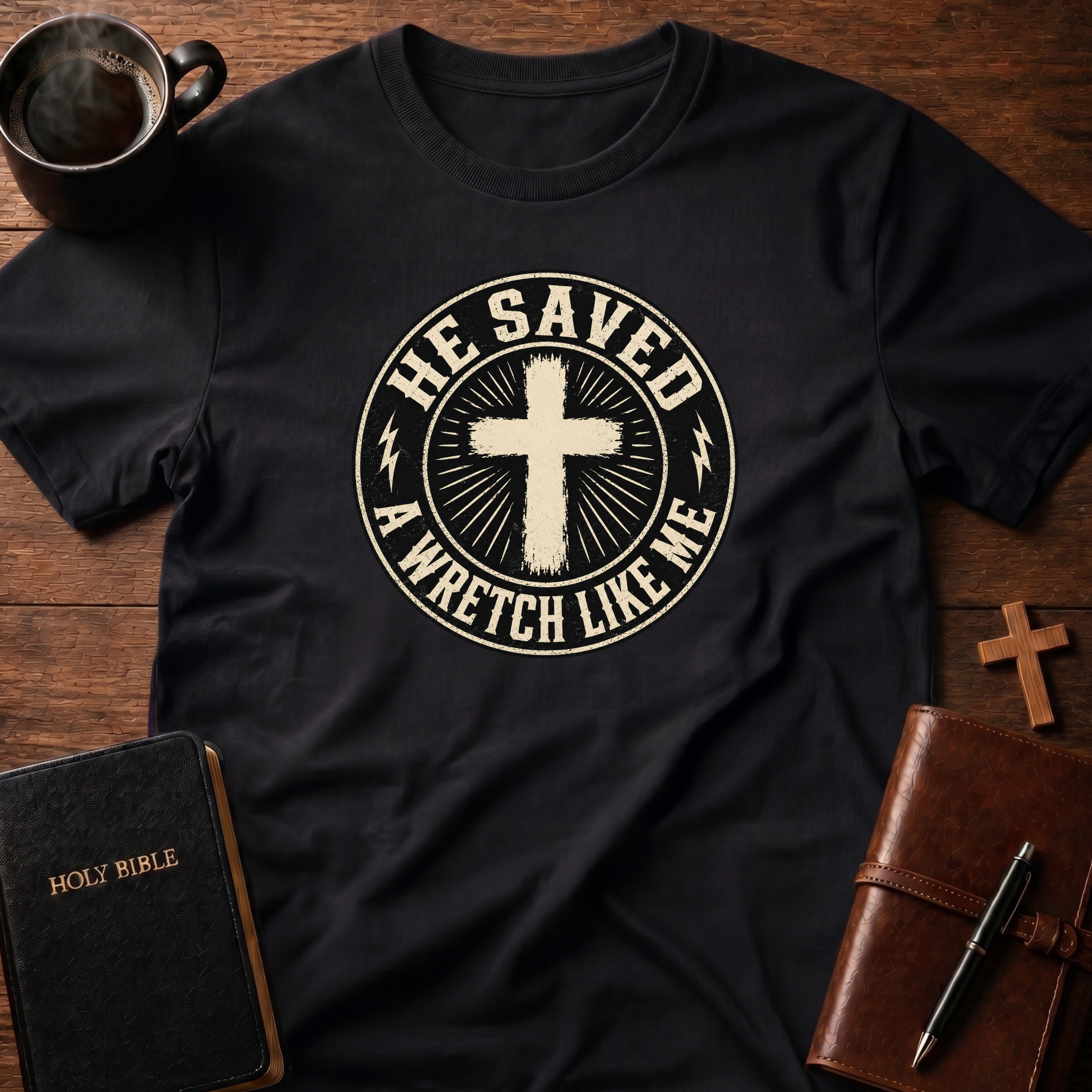 He Saved Wretch Circle T-Shirt