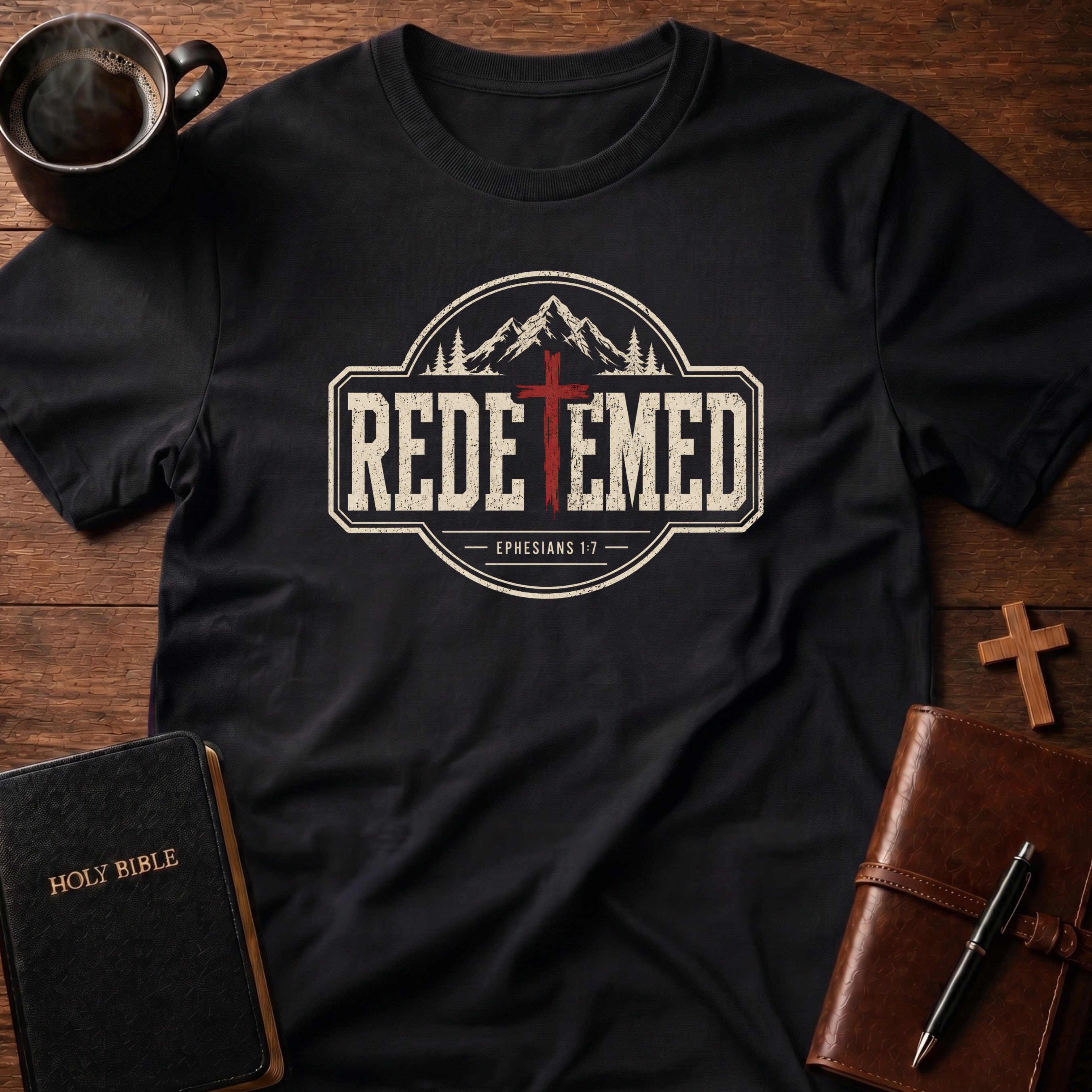 Redeemed Red Cross T-Shirt