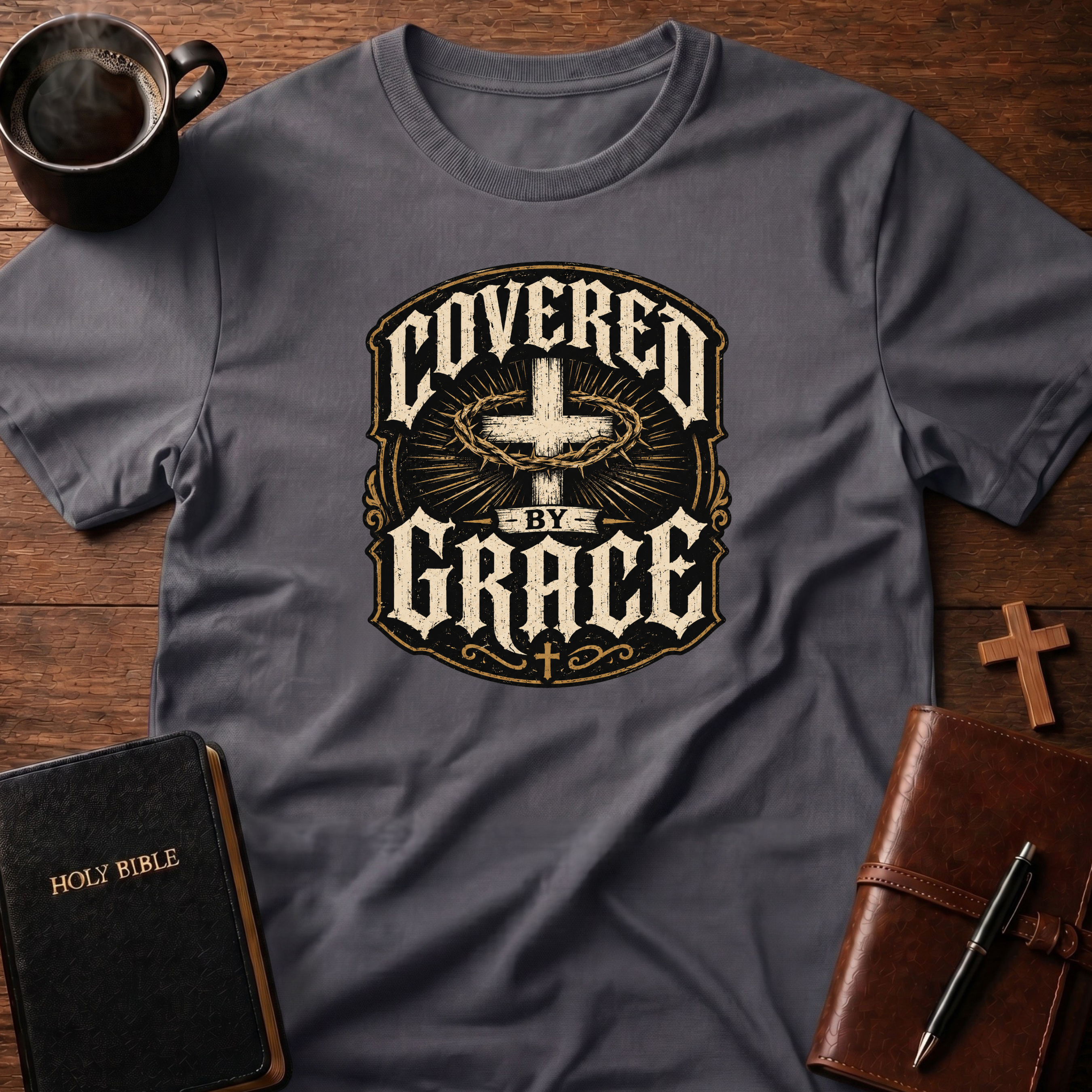 Covered By T-Shirt