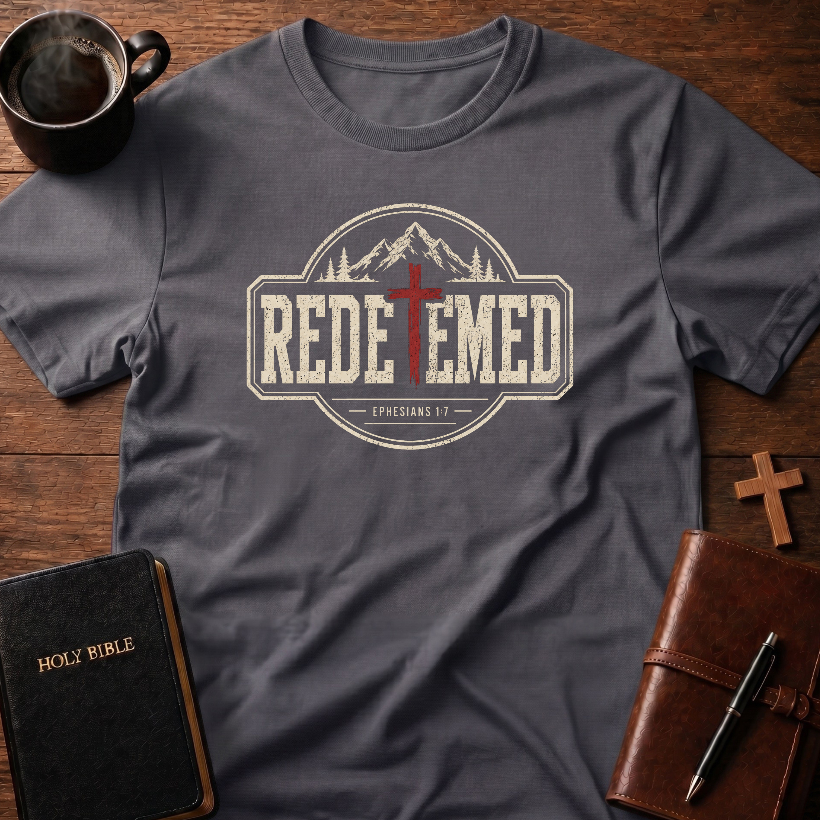 Redeemed Red Cross T-Shirt