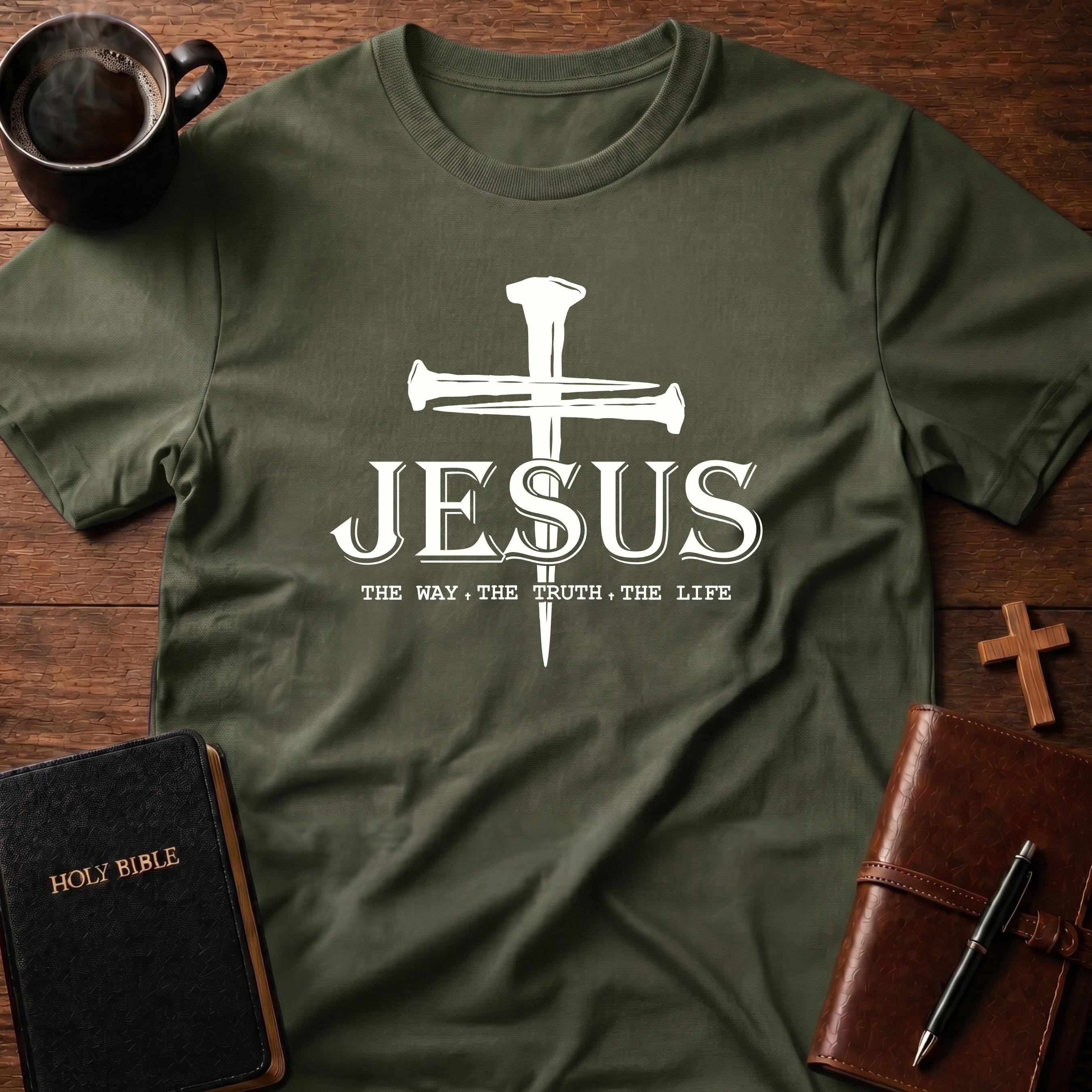 Jesus Nails The Way The Truth The Life T-Shirt