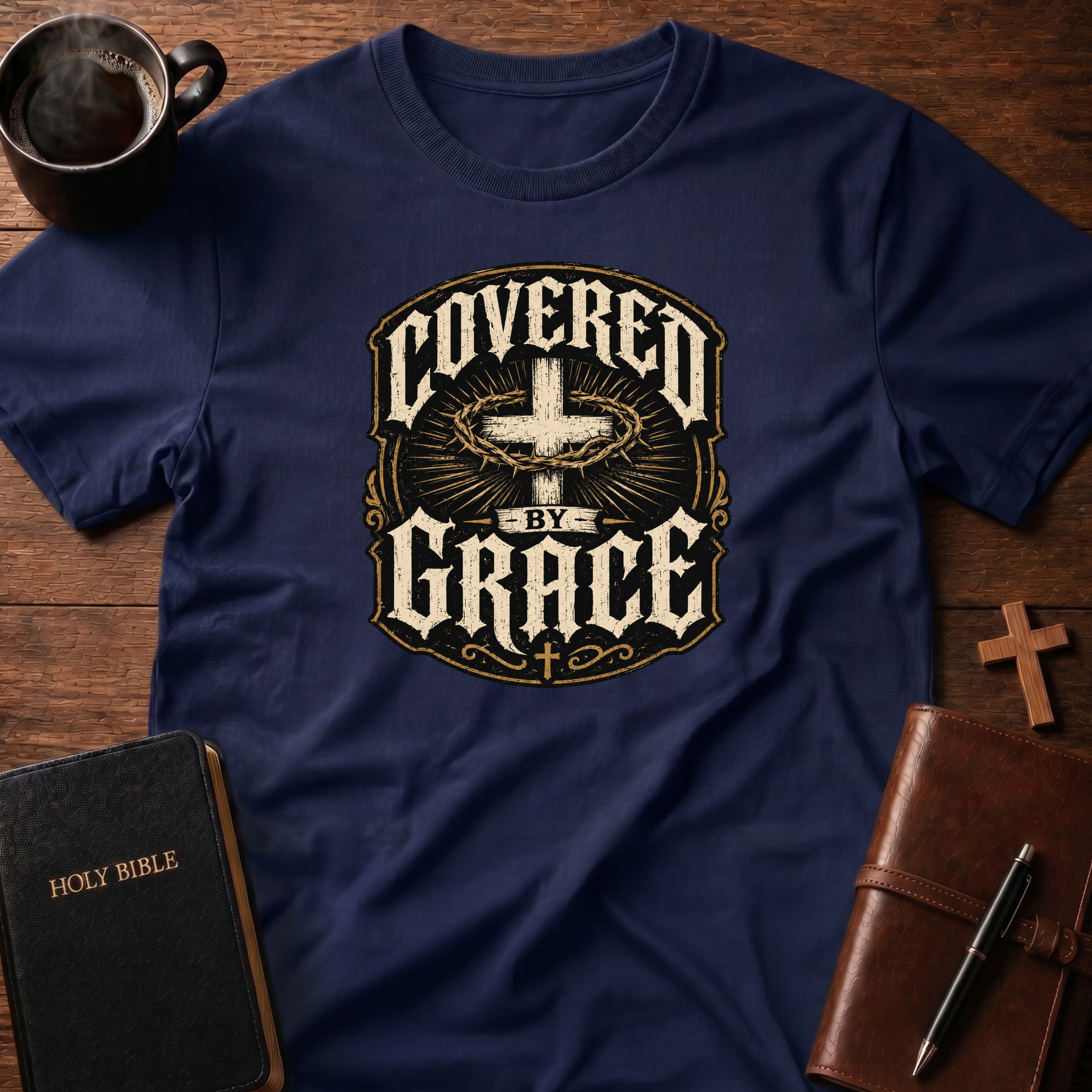 Covered By T-Shirt