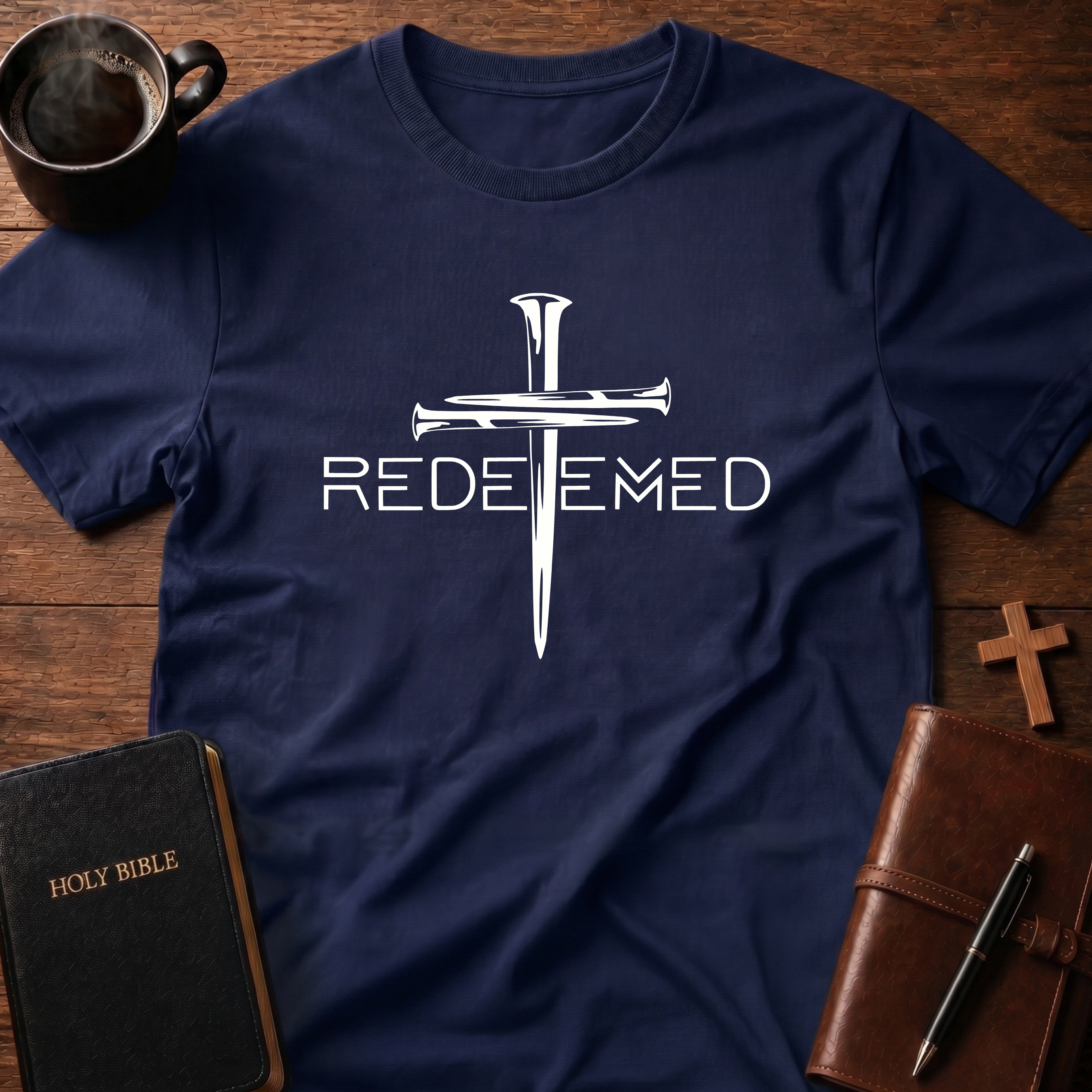 Redeemed Nail Cross T-Shirt