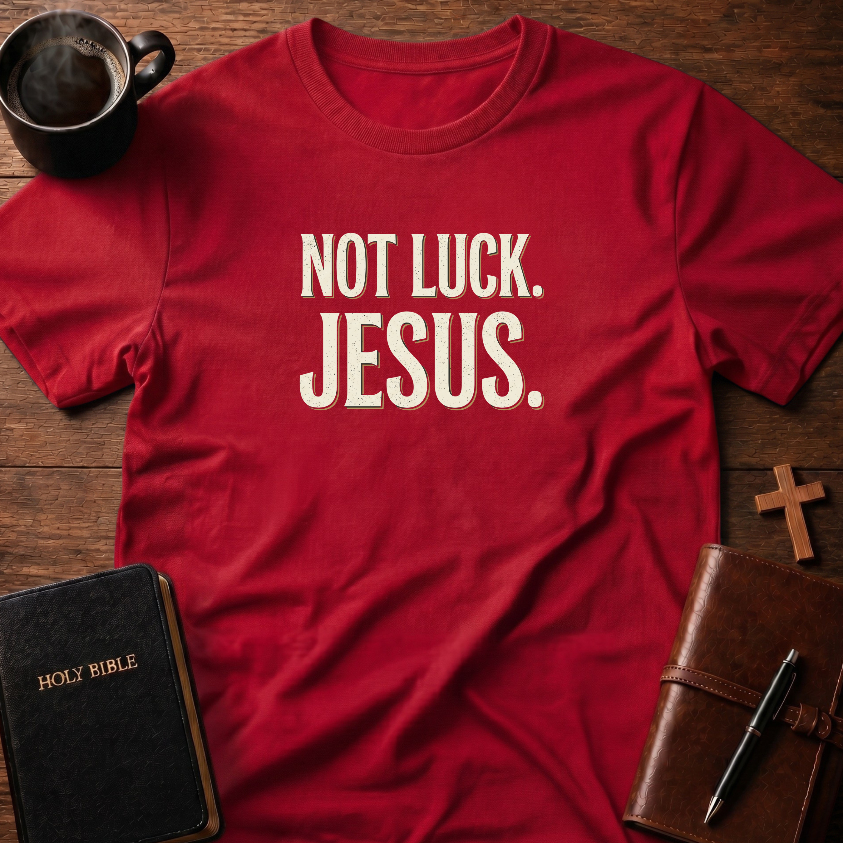 Not Luck Jesus T-Shirt