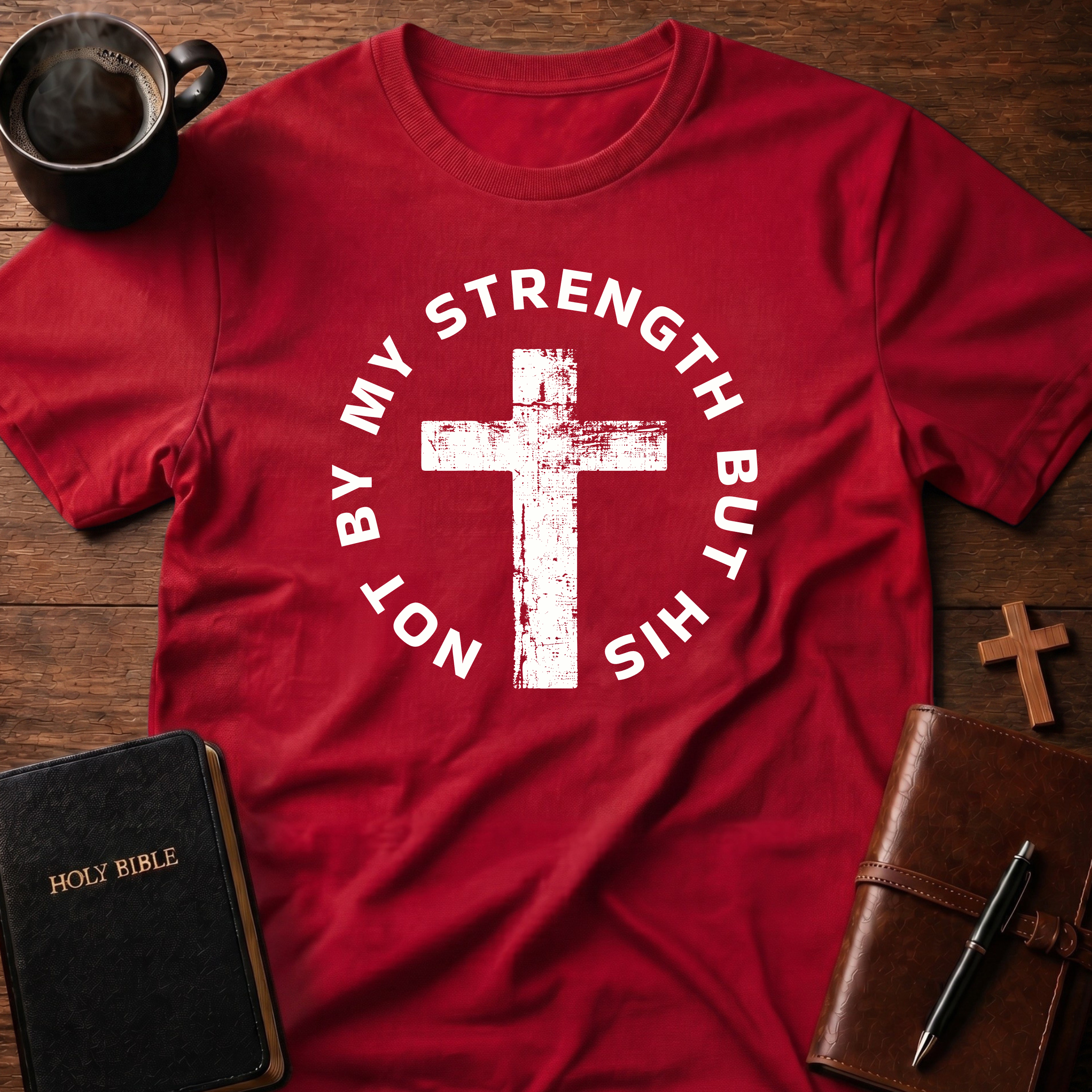 Not By My Strength But His T-Shirt