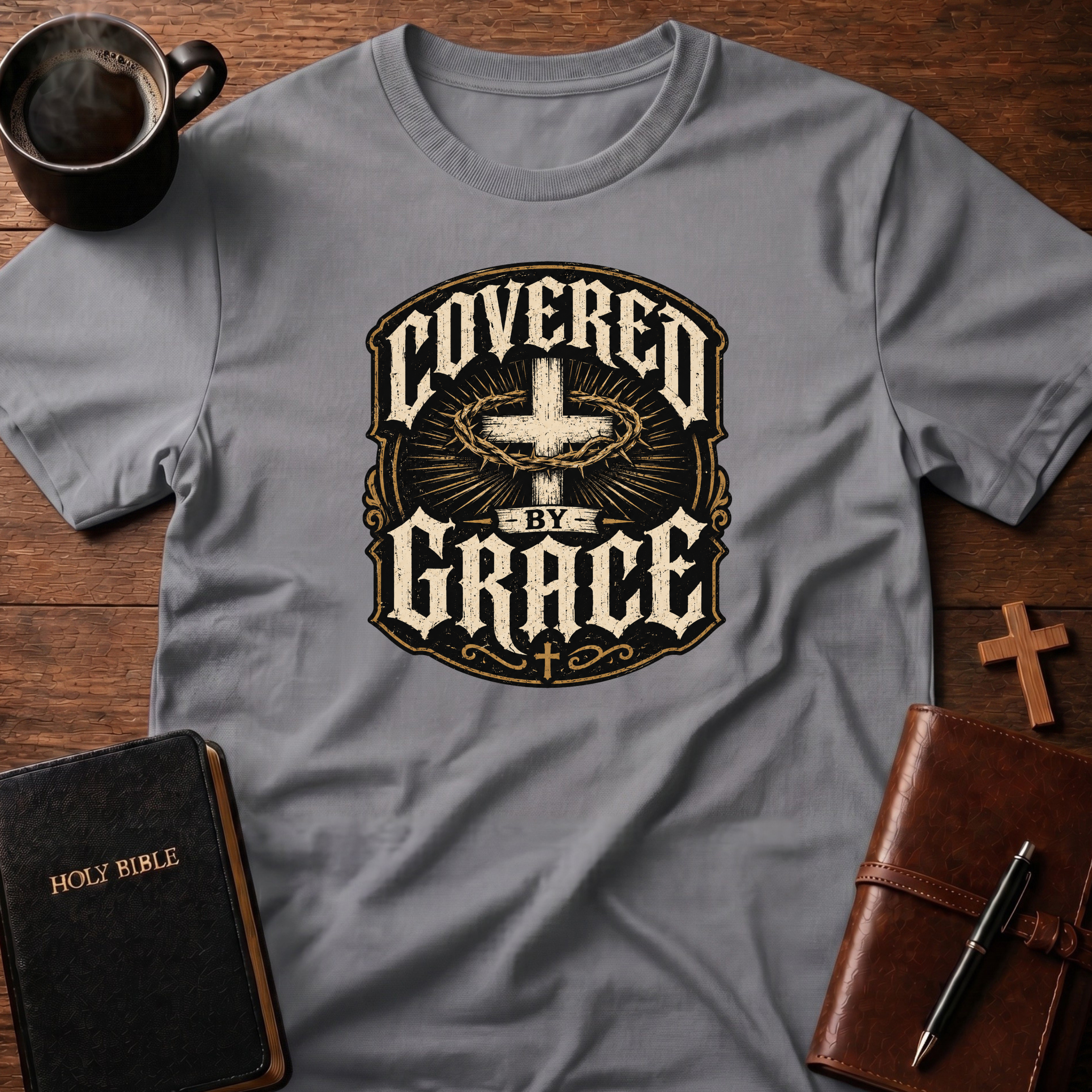 Covered By T-Shirt