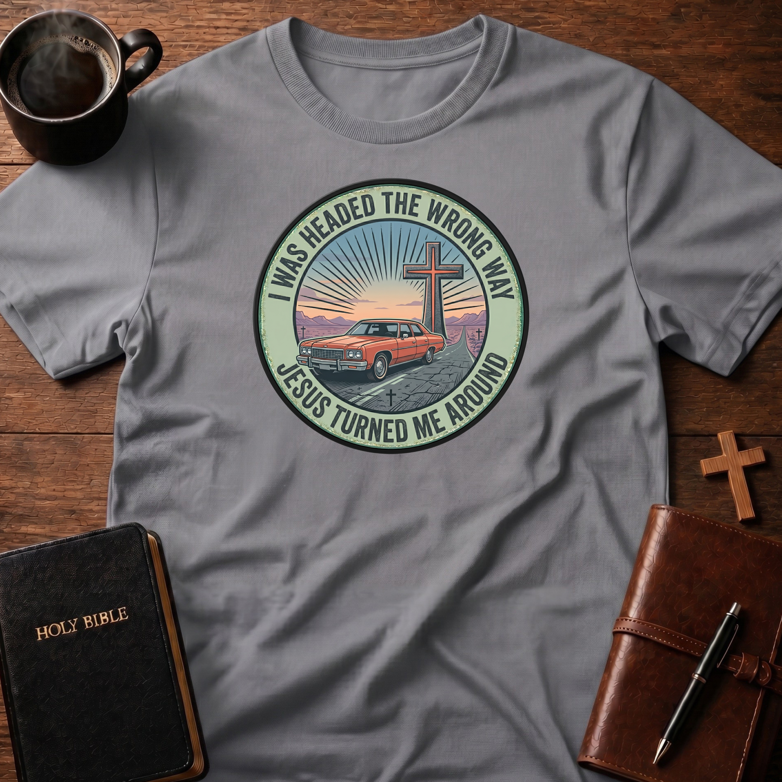 Wrong Way Car T-Shirt