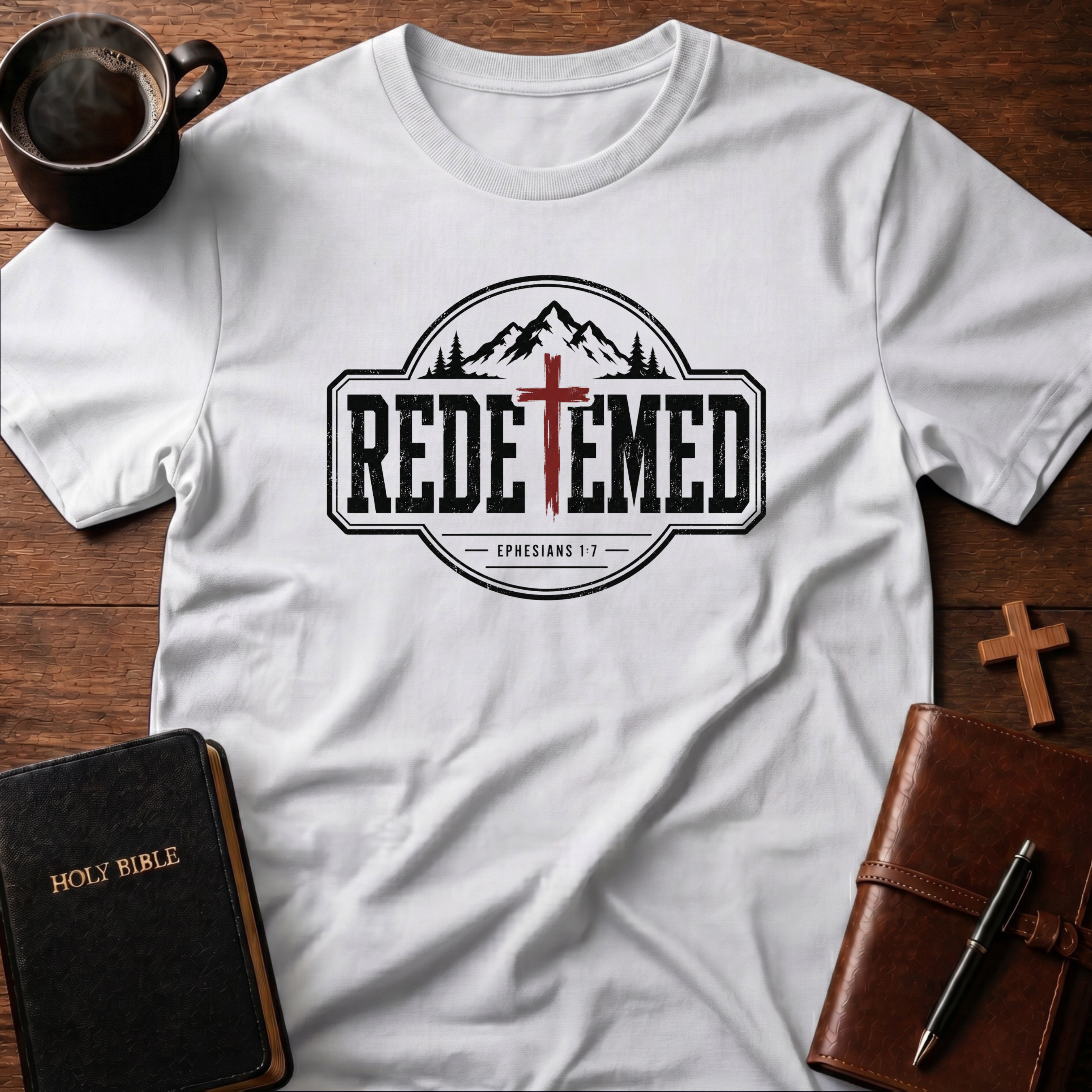 Redeemed Red Cross T-Shirt