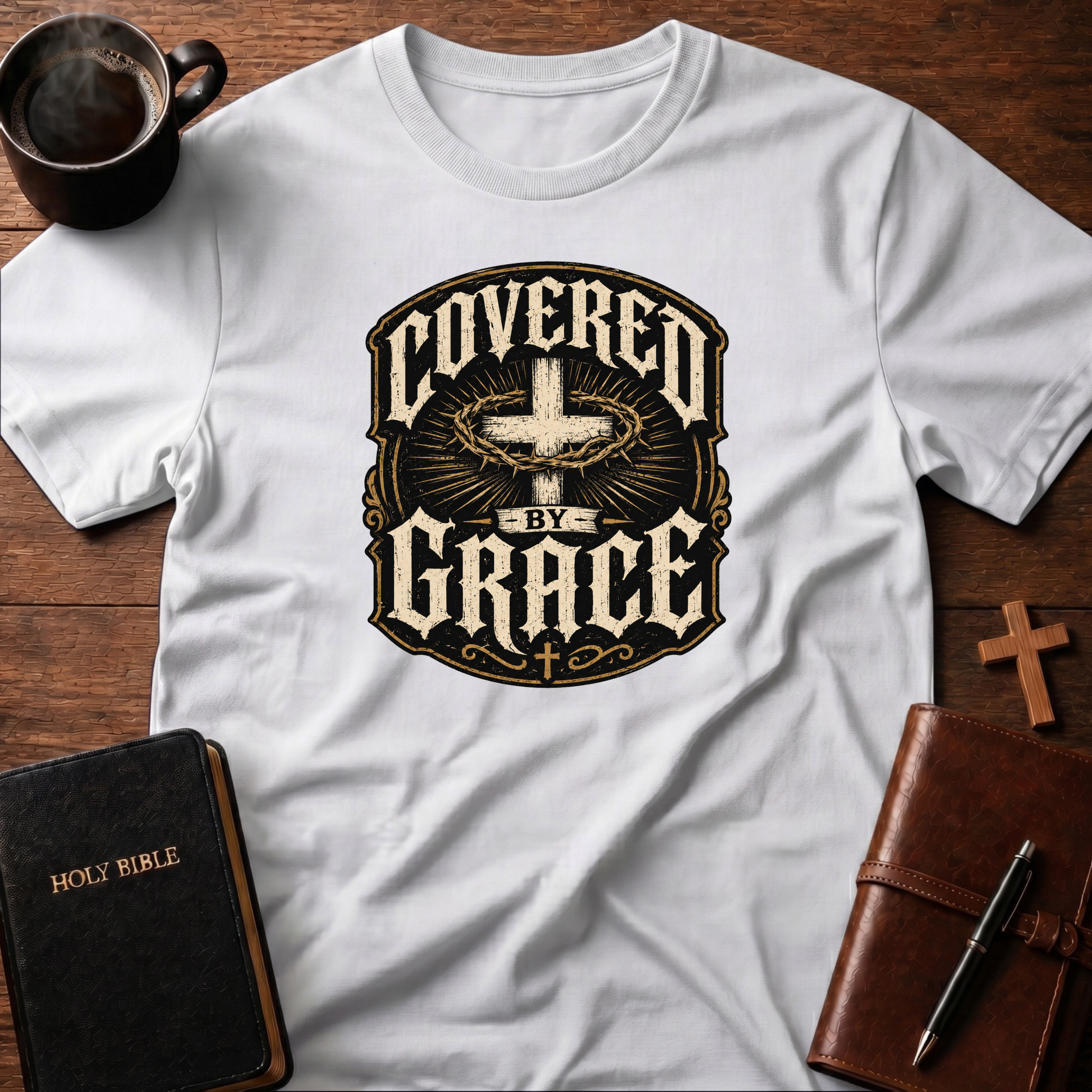 Covered By T-Shirt